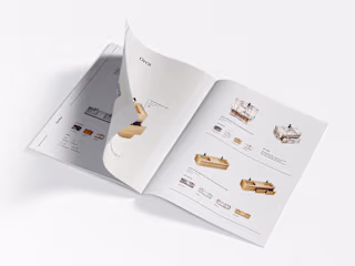 Premium Catalog Design for Furniture and Bathroom Fixtures