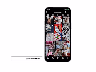 Social Media Management for White And Stripe Brand