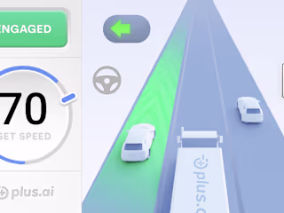 Interface for AI, self-driving trucks