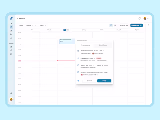 Manual creation of appointments
