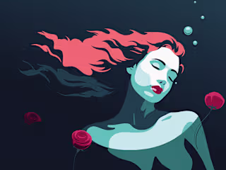 "Ophelia" - Final version, daily art