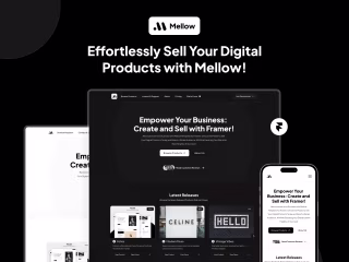 Mellow - Ecommerce Template for Framer