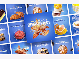 Social Media Posts For Bakery Products.