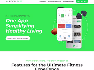 Fitness App SaaS - Website
