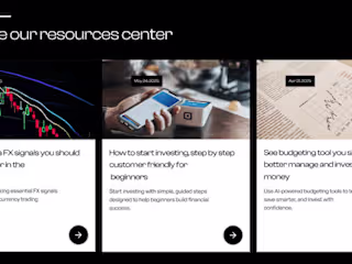 Full Website Design For FinovateX