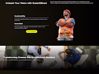Construction Company | Website Developement
