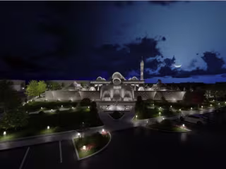 Contemporary designed mosque