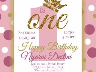 1st Birthday Party