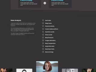 Complete Landing Page Design for AI Company