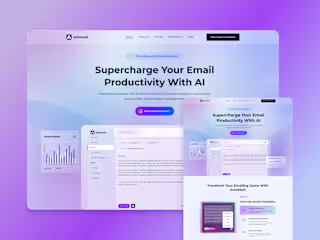 Auto-mail Website UI Design