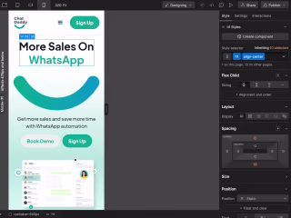Webflow Website