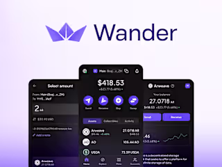 Wander | UI/UX Design for Mobile & Browser Extension