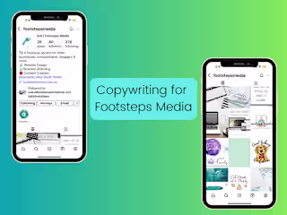 Footsteps Media Instagram and Facebook