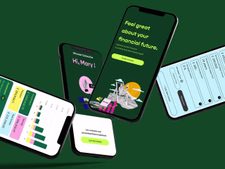 Winvest - Product Design of Financial Projection Tool for women