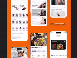 PROGRESS TRACKING APP | FITNESS APP | SPORT | UIUX