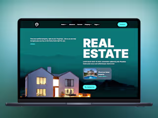 Real Estate Website | Gohighlevel Website | Figma UI/UX