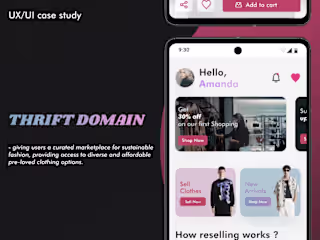 Thrift Domain: Re clothing app