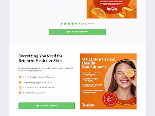 TruSkin Landing Page