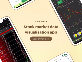 Stock market trends visualisation app
