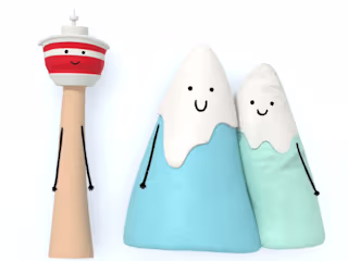 Blending 2D & 3D: A Tale of Towers, Mountains & Accents