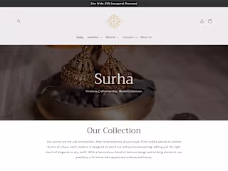 Jewellery Shopify Website with 100+ SKUs
