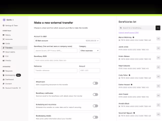 Qonto — Transfer form redesign