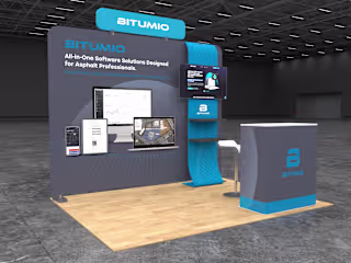Tradeshow Booth Backdrop Banner Designs - POP up Stand - Roll up