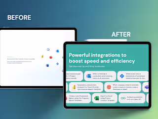 Redesign for an all-in-one Work Management System platform