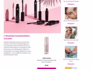 SEO + Authority-building blog articles for major beauty retailer
