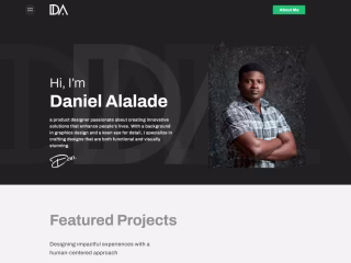 Interactive Portfolio Website For A Product Designer