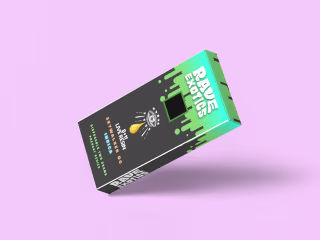 Rave Exotics Vape Cartridge Packaging Design