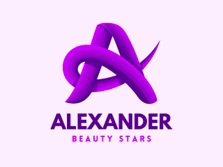Alexander beauty stars abstract logo project