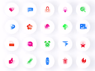 Glass Icon Set