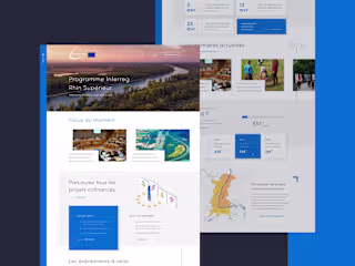 Interreg - Institutionnal Website