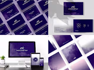 Visual Branding for MOONSTAY