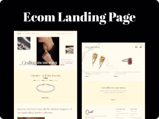 Modern Ecommerce Landing Page