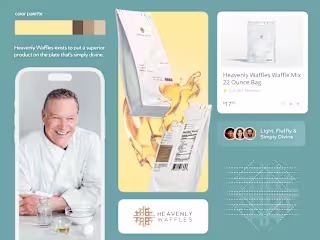 Branding - Heavenly Waffles