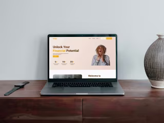 Indigo Lagoon – Website Design Concept for Financial Course
