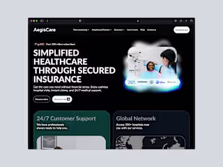 Health Insurance Website & App Design