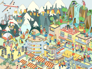 Advertisement for Mas Cultura, Argentina