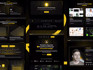 UI/UX & Web Designer Portfolio - Web Design