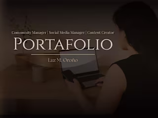 Portfolio Social Media & Community Manager & Content Creator