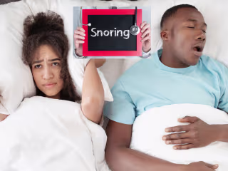 Why do people snore at night?