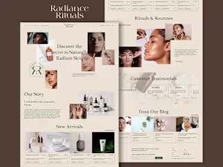 Skincare eCommerce Website