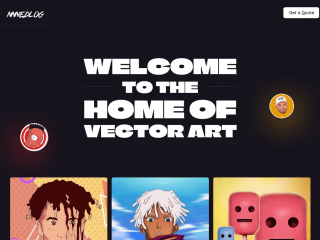 NNNedlog UI Design | Art Portfolio Website