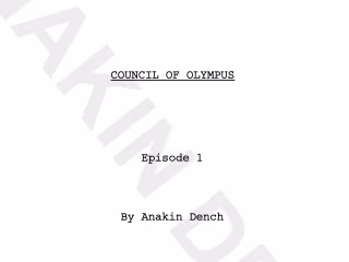 Council of Olympus Ep 1, S1