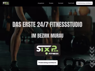 A framer website for a local gym called Sixpackfitness