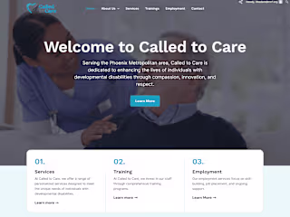 Called to Care: A Healthcare Residential Website