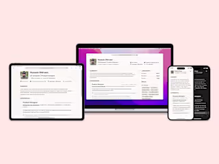 Framer Design: One-Page Resume