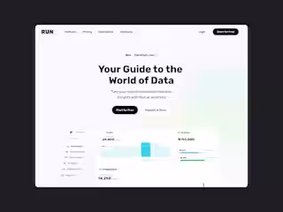 RUN — Saas & Ai Startup Framer Template